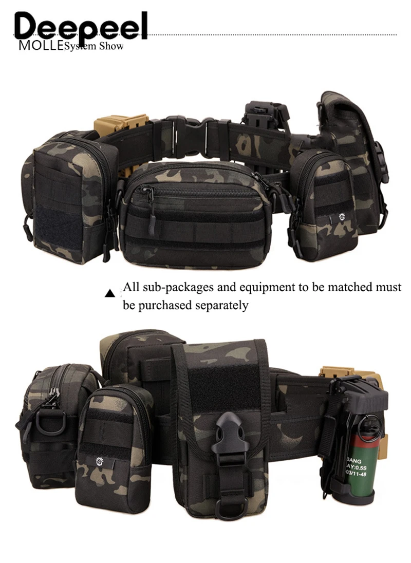 Deepeel 1 шт. 5 см * 130 нейлоновый ремень Открытый Тактические пряжки Для мужчин