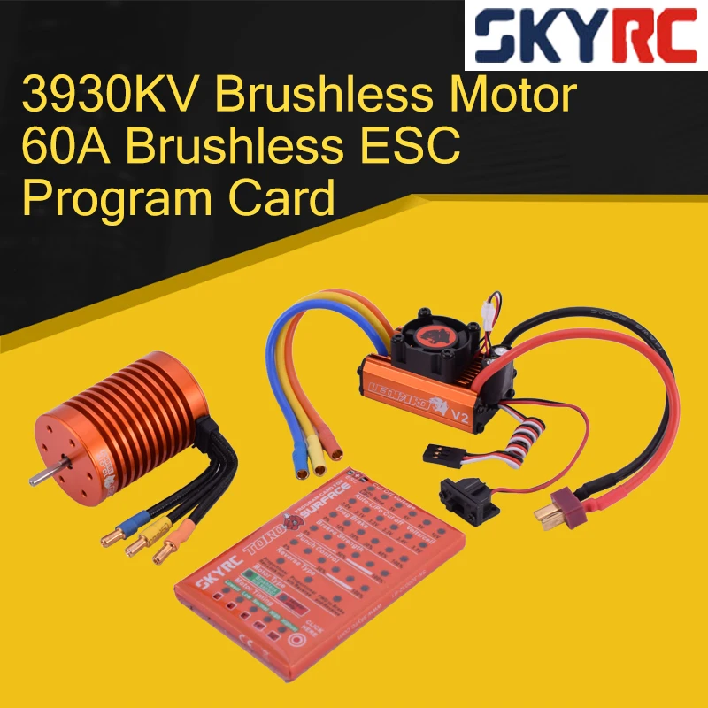 SKYRC Leopard 10 0 T 3930KV бесщеточный двигатель 60A ESC светодиодная карта для