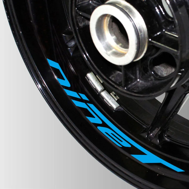 Высококачественная наклейка с логотипом на обод мотоцикла светоотражающие