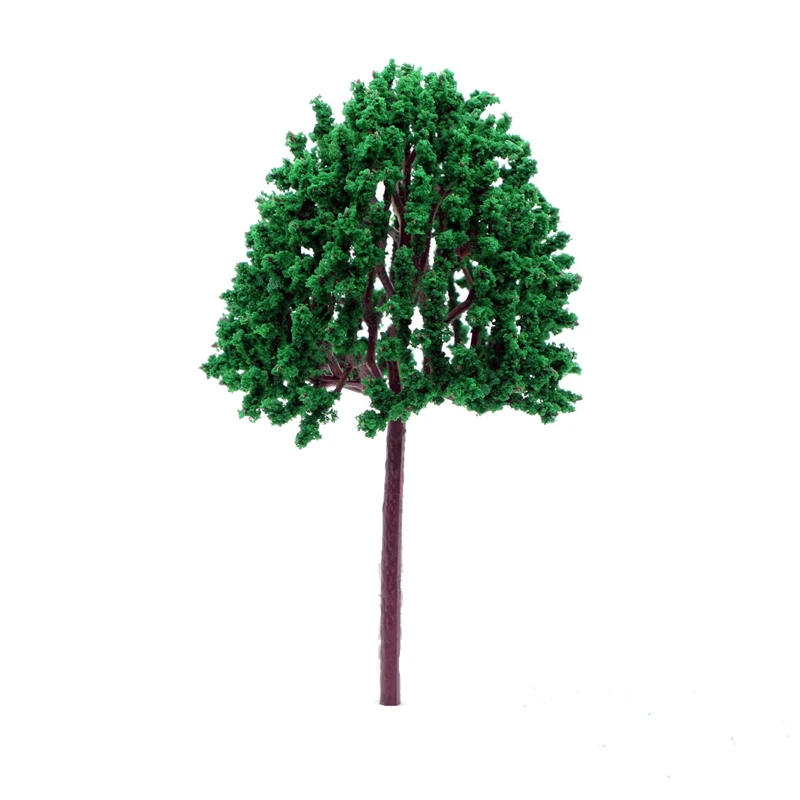 10 шт./упак. темно-зеленая модель деревьев масштаб Железнодорожный парк железная