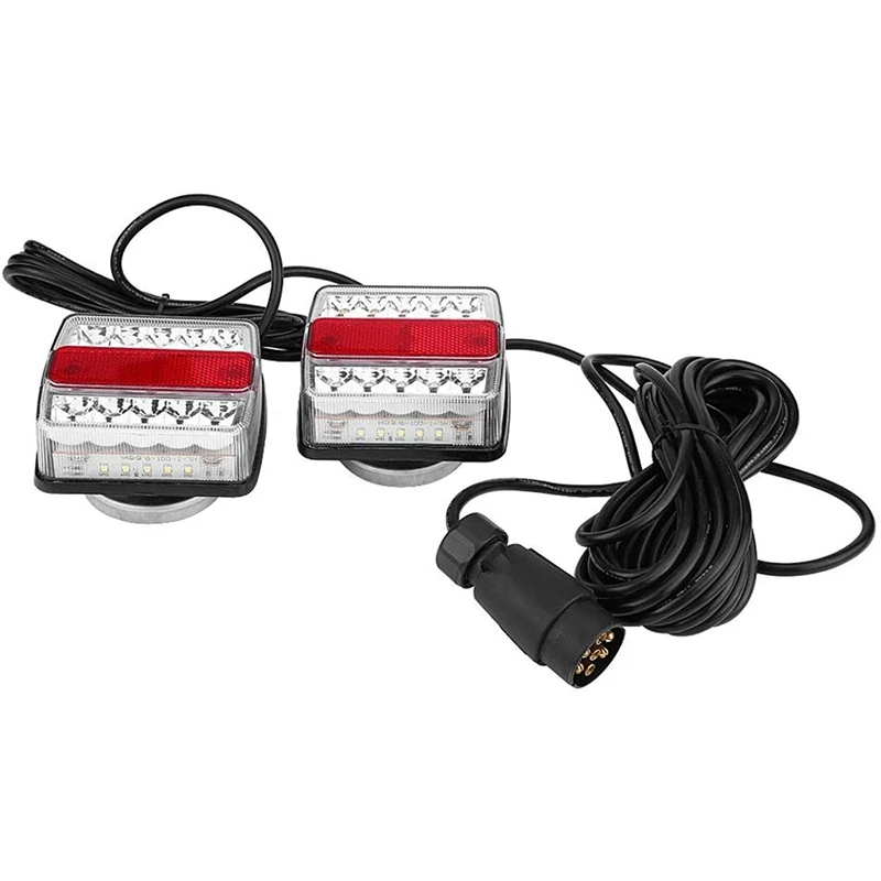 

1 Set 12V Trailer Light Kit Tail Light Trailer Lights License Plate Light Lamp for Truck Caravans Horseboxes