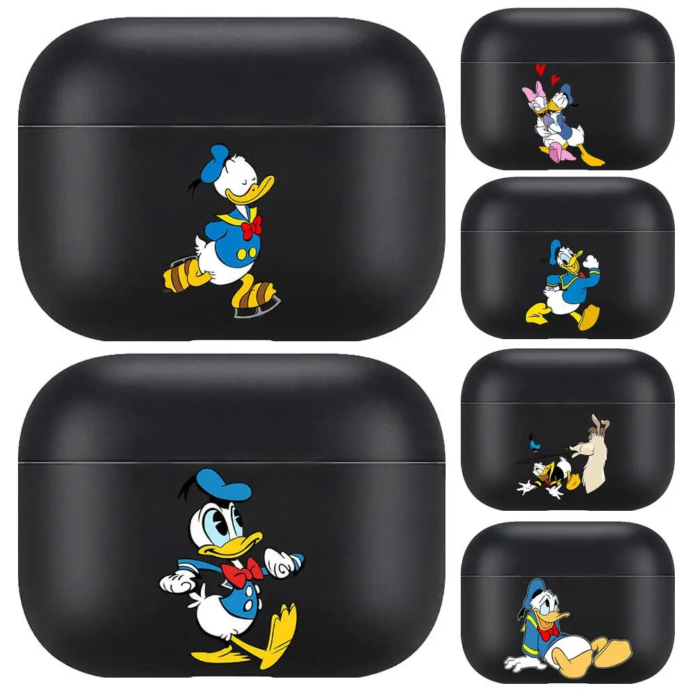 

Donald Duck For Airpods pro 3 case Protective Bluetooth Wireless Earphone Cover for Air Pods airpod case air pod Cases black