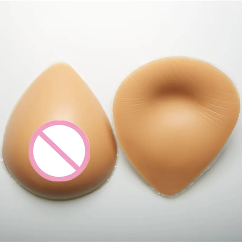 1600g Beige Breast Form Silicone Transgender Shemale Crossdresser  Very Soft BreastTransvestite CD Form