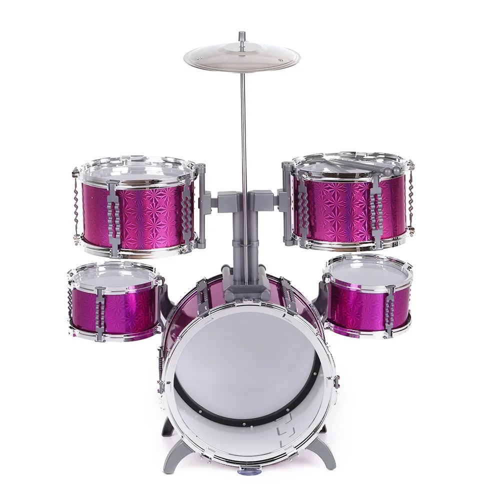 Компактный размер набор барабанов детский музыкальный инструмент игрушка 5 с