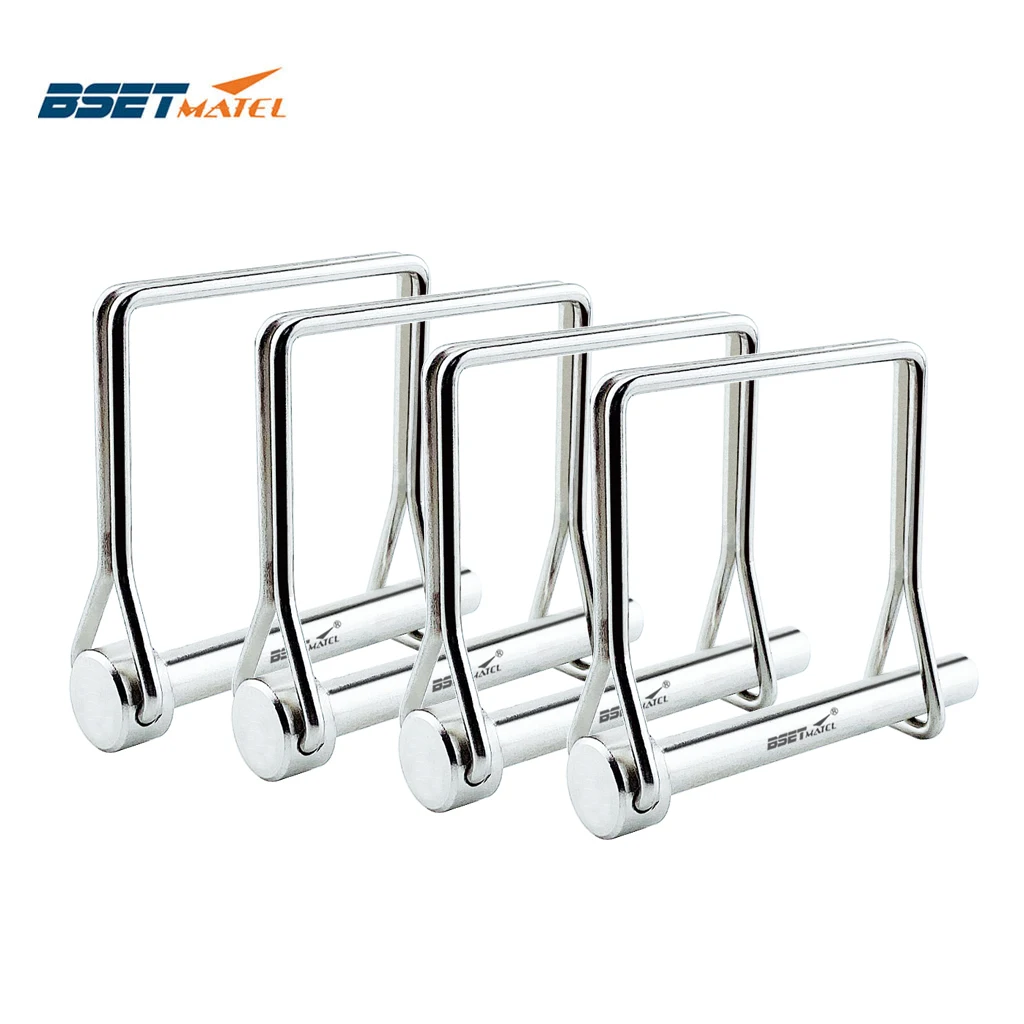 

4 шт. SS 316, квадратный вал, блокировка стопорного штифта, предохранительная муфта, фиксатор, фермерские прицепы, прицепы, прицепы для газона, с...