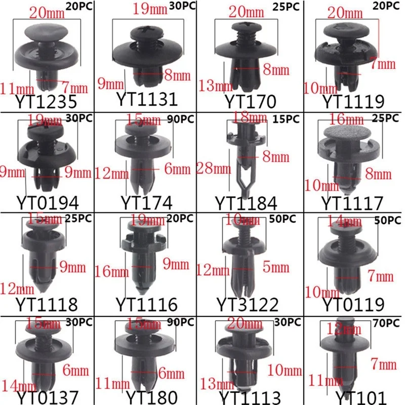 620 шт. клипсы для бампера|Амортизаторы| |