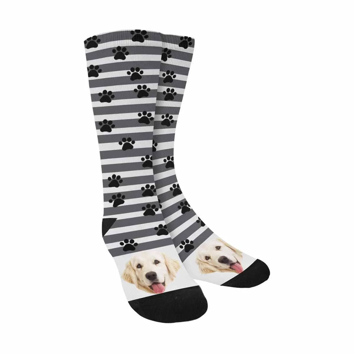 

Custom Face Cute Pet Sublimated Crew Socks
