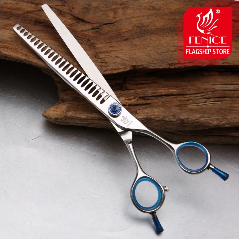 Ножницы Fenice из нержавеющей стали 440с для филировки собак 7 5/7 0 дюйма|Ножницы собак|
