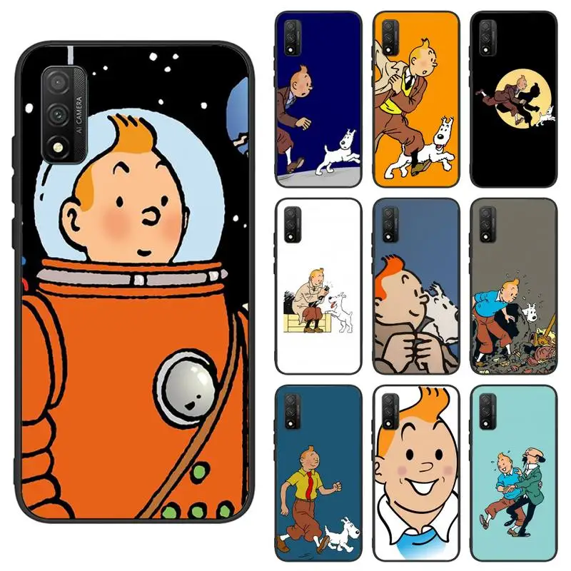 

Adventures of Tintin Cartoon Phone Case For Samsung A01 A10 A02 A20 A31 A40 A50 S A52 A51 A70 A71 A80 A91 Cover Fundas Coque