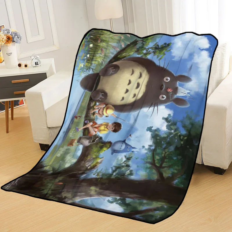 ????? パーソナライズされた毛布カスタムトトロ毛布ベッドソフトtr Diyあなたピクチャードロップシッピングスロー旅行毛布