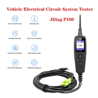 newest jdiag p100 power probe circuit tester electronic system circuit detector diagnostics tool powerscan for cars and trucks