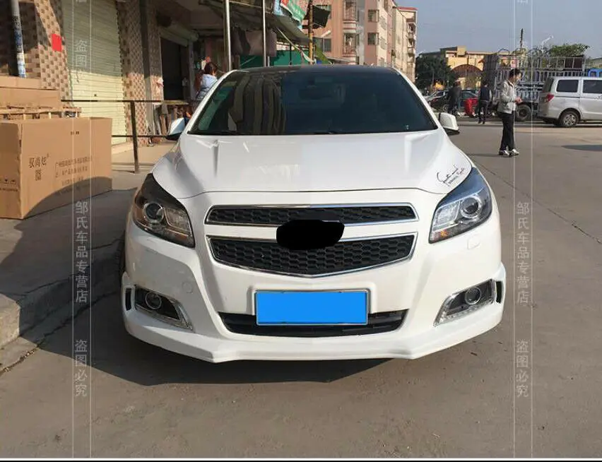 Передний бампер объемный защитный праймер Накладка для Chevrolet Malibu 2012