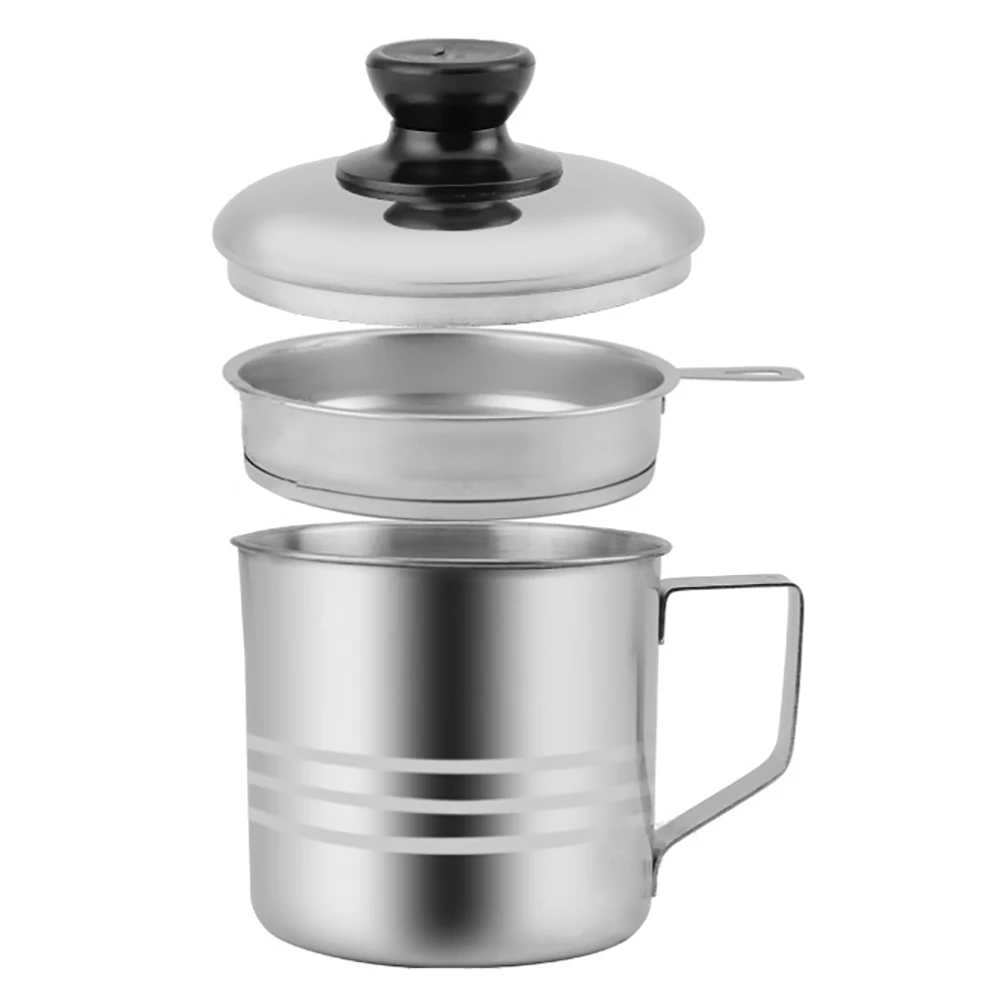 Фильтр для масла из нержавеющей стали 1 2л контейнер кувшин банка хранения с