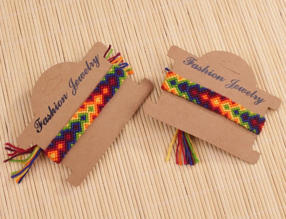 Браслет дружбы Arrowhead унисекс ручной тканый макраме манжета-Радужный разноцветный завязанный нитью подарок для женщин и мужчин летний браслет