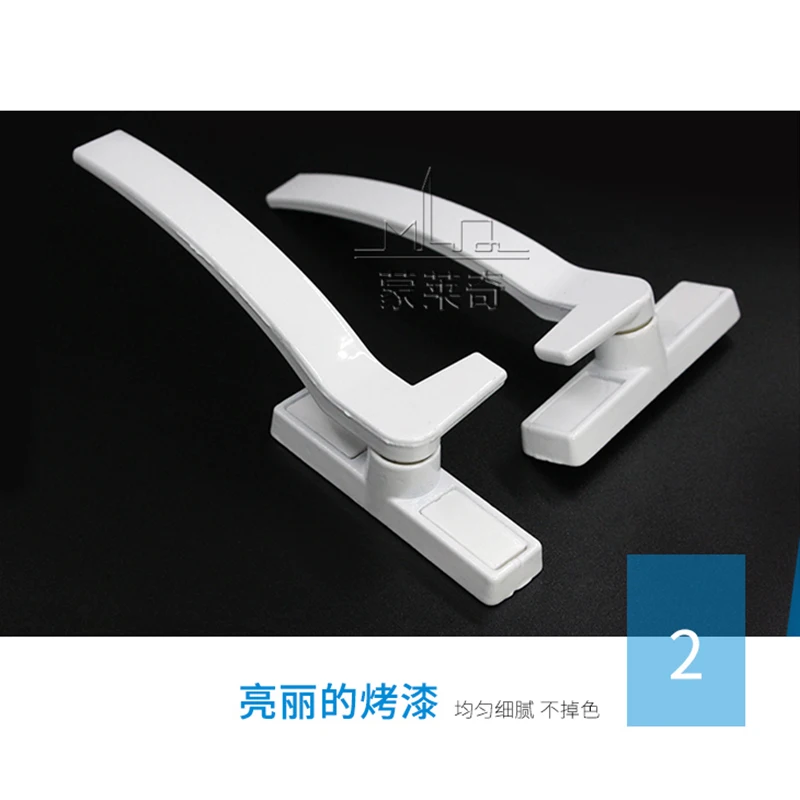 Замена белых упвх оконных ручек левой/ручной из цинкового сплава оконная