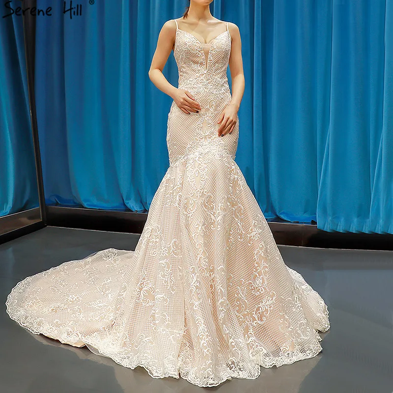 Обнаженные без рукавов сексуальные винтажные Свадебные платья 2021 Русалка ручной