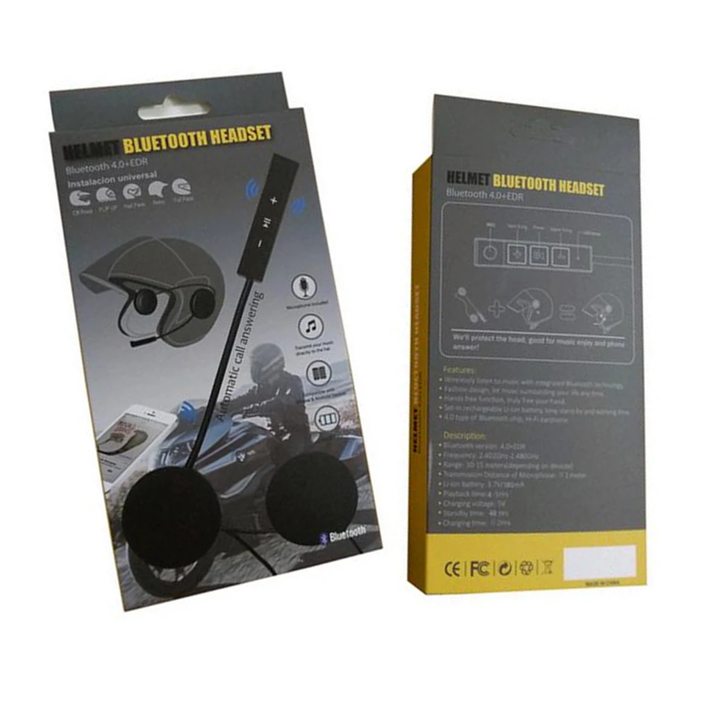 

BT8 Moto Motorcycle Bluetooth V4.0 + EDR Headphones Automatic Response