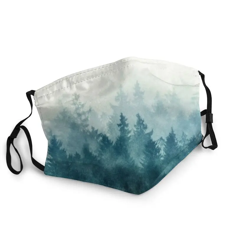 

Сердце мое сердце маска для лица Для мужчин пыле Туманный лес пейзаж маска защитный респиратор моющиеся рот муфельная печь