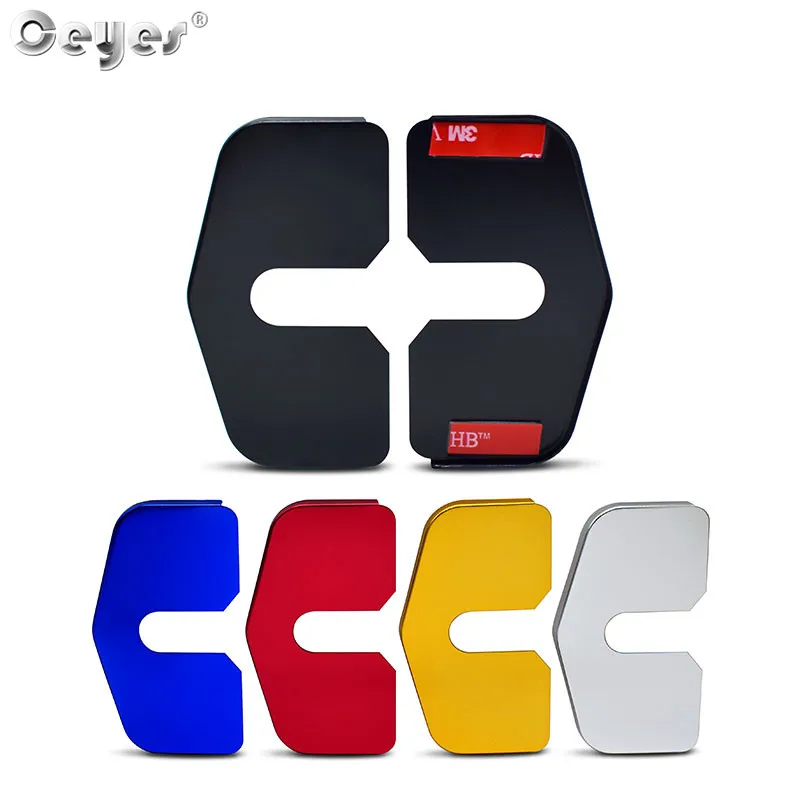 Ceyes 4 шт. автомобильные аксессуары Автомобильная защита дверной замок чехол для