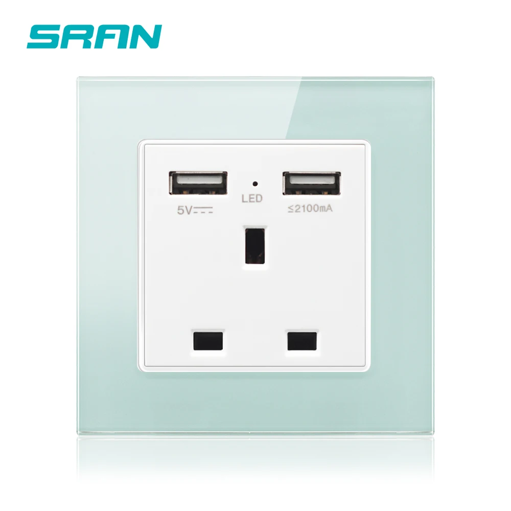 Панель из хрустального стекла электрическая настенная розетка стандарт