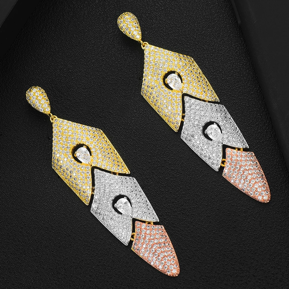 GODKI трендовые длинные серьги для женщин богемные геометрические капли 2020 Brincos