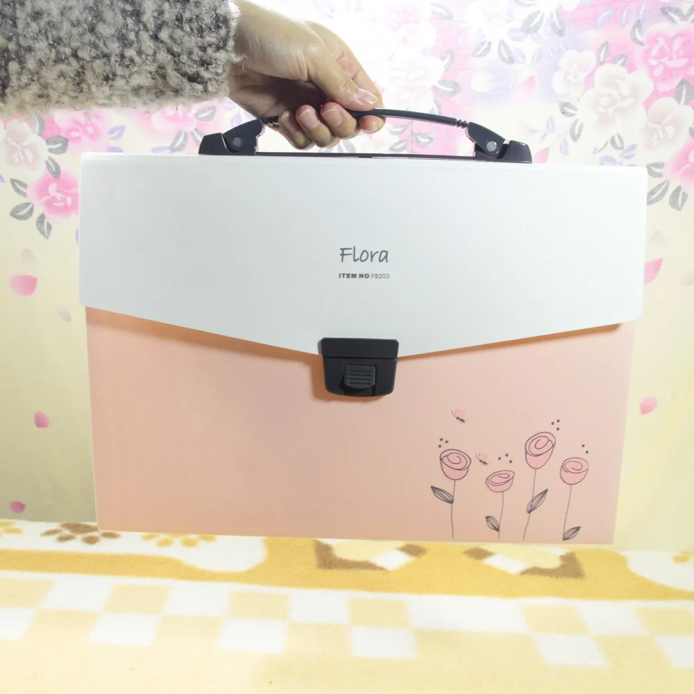 Многоуровневая папка для документов A4 с ручкой расширяемые папки файлов