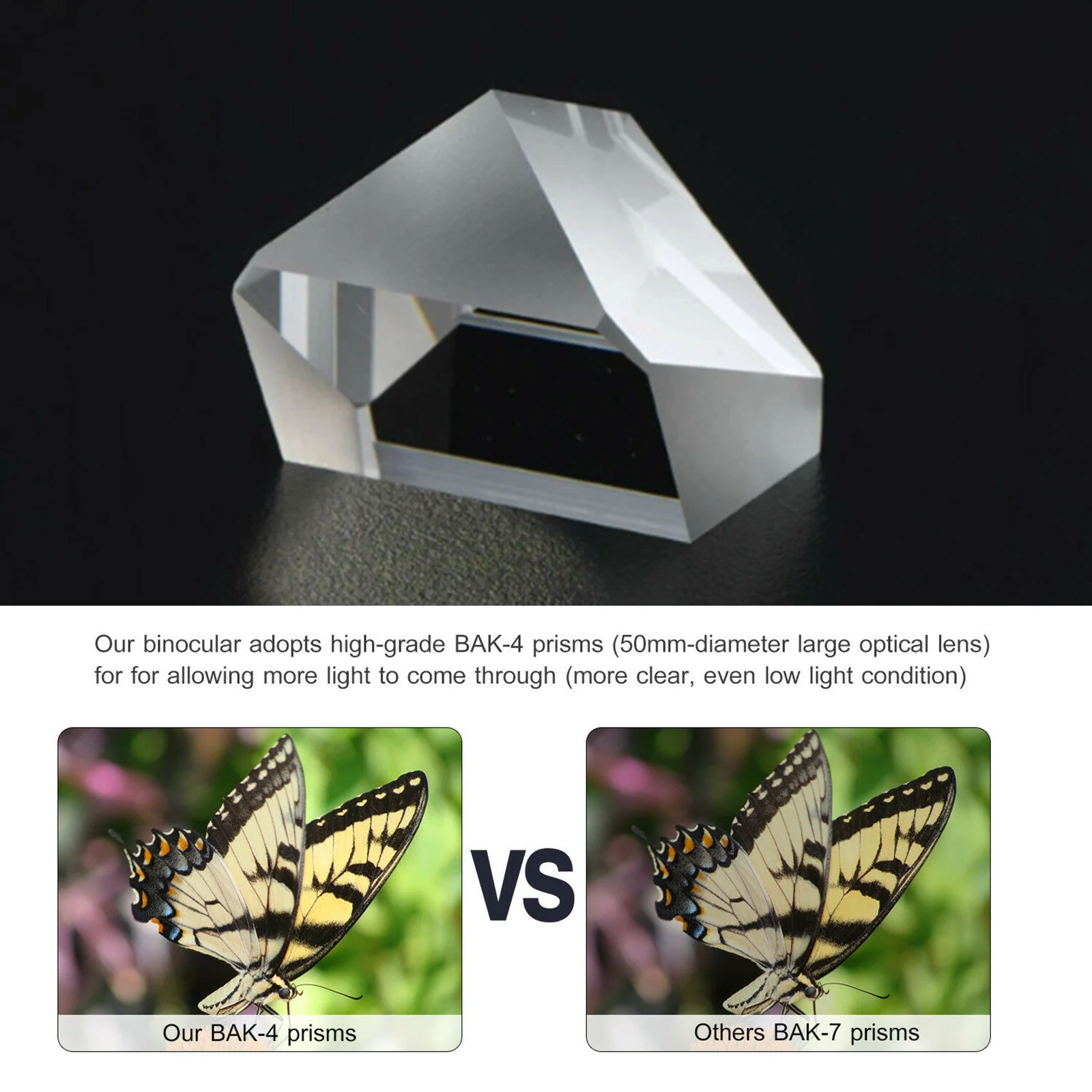 20x50 High Power Binoculars Day/Night Optics Hunting Camping Waterproof Binocular Bird Watching Sports Scope | Спорт и развлечения