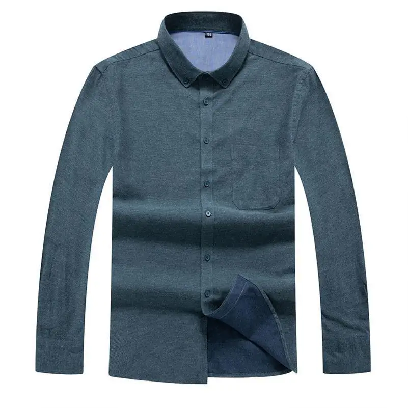 Размера плюс 8XL 7XL Большие размеры мужские рубашки Брендовые с длинным рукавом на
