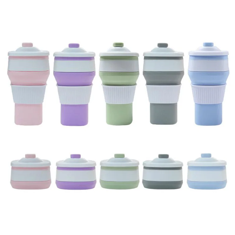 Силиконовая складная кофейная чашка силиконовая для дома уличная