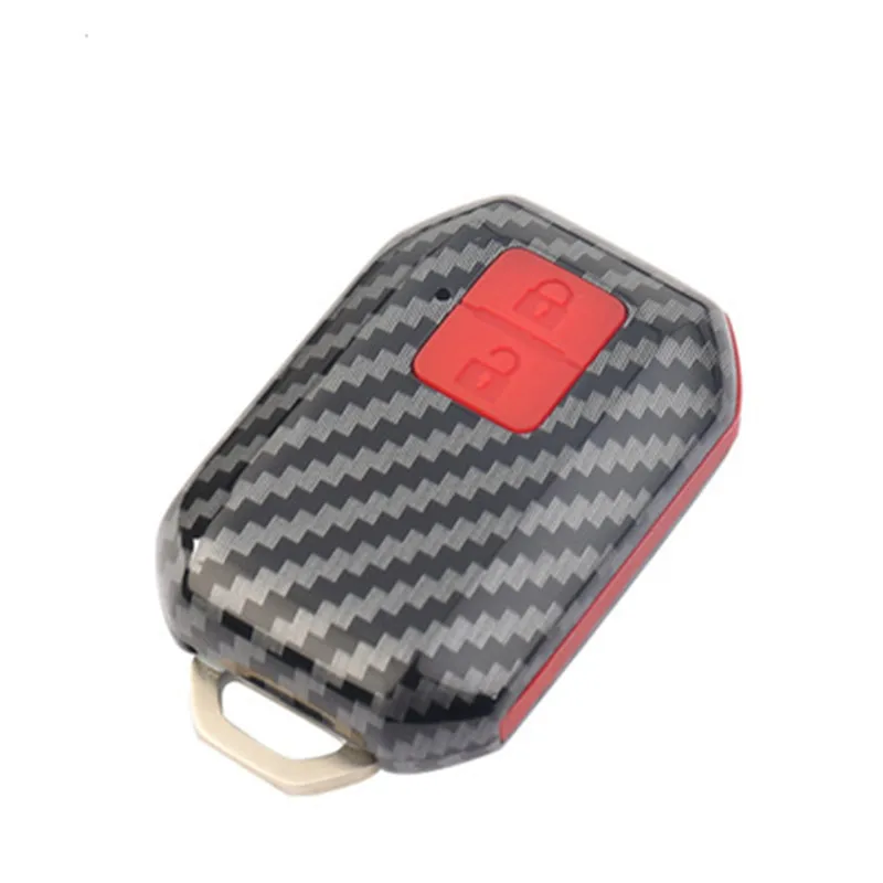 Carbon silicone Car Remote Key Fob Shell Cover Case For Suzuki Vitara Swift Ignis Kizashi SX4 Baleno Ertiga 2016 2017 2018 2019 |