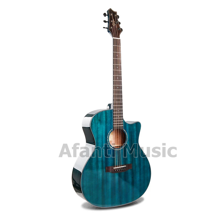 Afanti Music Player 40 5 дюймов одноцветное красное дерево топ/красное с задним и передним