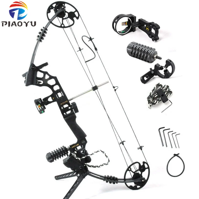 

Junxing M120 Dream hunting Compound Bow Aluminum Alloy With 20-70 lbs Draw Weight 2 Color for human outdoor Shooting Archery New