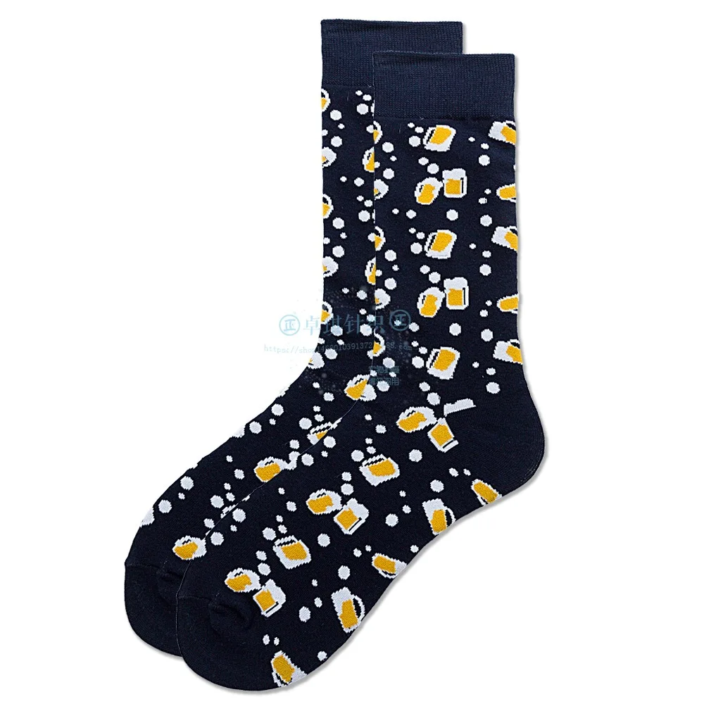

3 Pairs/Pack Happy Funny Socks Women Fashion Cycling Socks Men Tube Cotton Womens Sock Long Casual Sock Female Cotton Sox Unisex