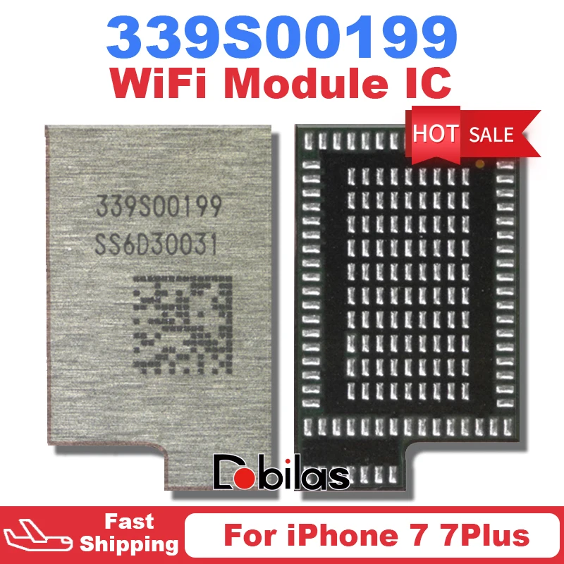 

2Pcs/Lot 339S00199 For iPhone 7 7Plus 7G WiFi Module IC BGA Bluetooth WIFI IC WLAN_RF High Temperature Chip Chipset