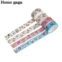 d3288 homegaga 15mmx5m cute dog washi tape diy planner tape adhesive tapes stickers scrapbook decorative paper tapes