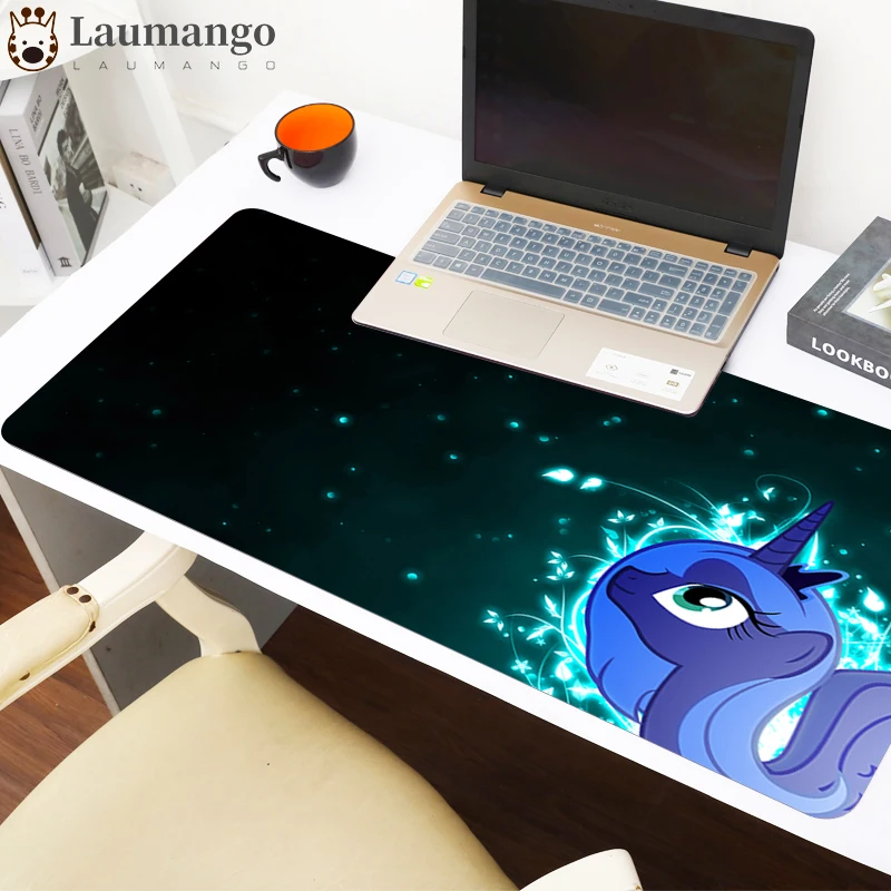 

Long Extended My little Pony Mousepad New Arrive gamingMousePad Locking Edge