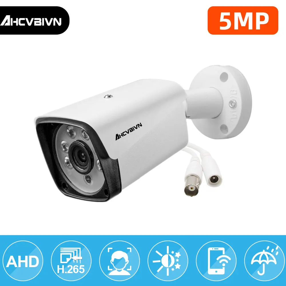

Ultra Ahd Bullet Analog Camera Waterproof Outside Security Cameras 5mp Night Vision CCTV Surveillance System CCD IMX335 for AHD