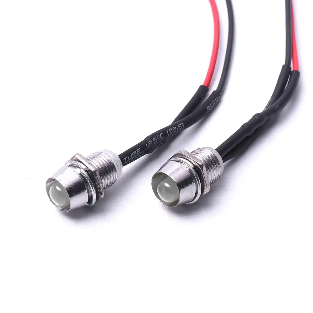 10 шт. AD26C 8L IP65 Водонепроницаемый светодиодный металлический Предупреждение