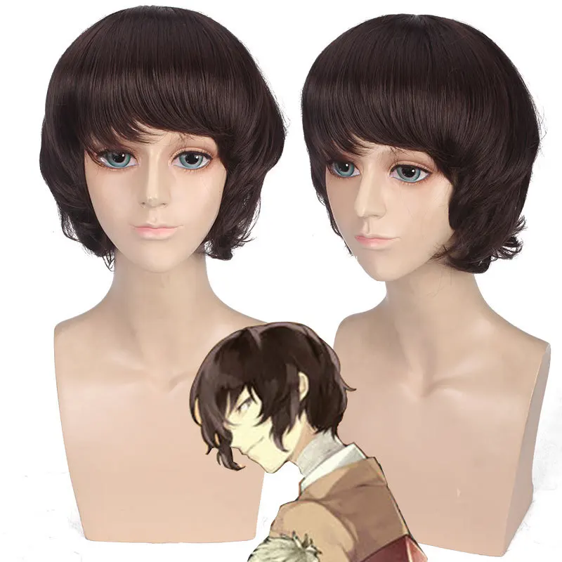 2019 аниме Бунго бродячие собаки дазай Осаму парик термостойкие короткие