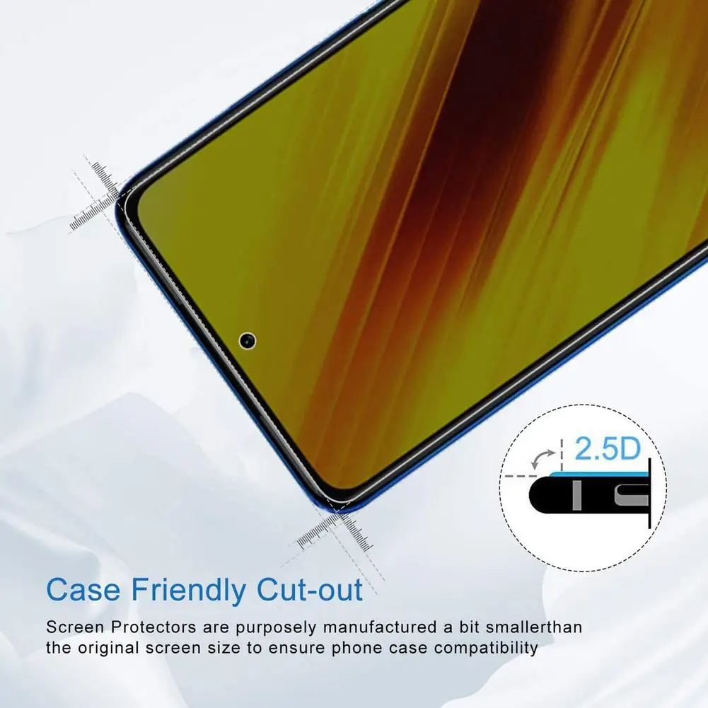 

Privacy Tempered Glass Screen Protector Sticky NFC Privacy Screen Protector Privacy Screen Protector For Redmi Poco X3