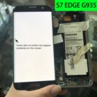 Оригинальный сенсорный экран s7edge Spot SUPER AMOLED LCD Рамка для SAMSUNG Galaxy s7 edge G935 G935F дигитайзер дисплей Замена