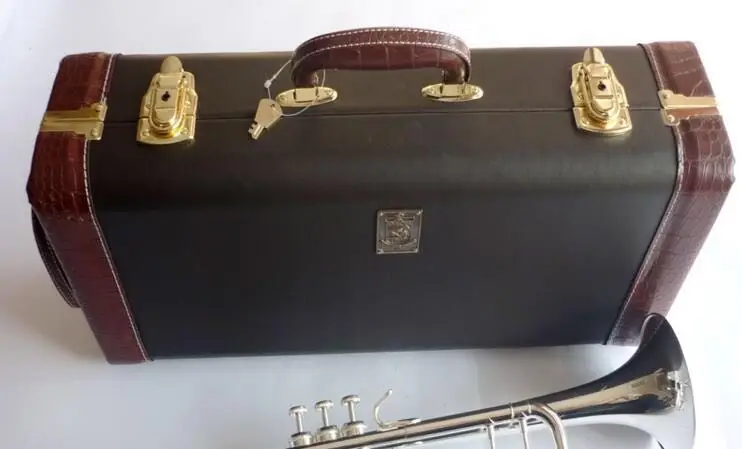 BULUKE труба Серебряный ключ Музыкальный инструмент Bb плоская класс