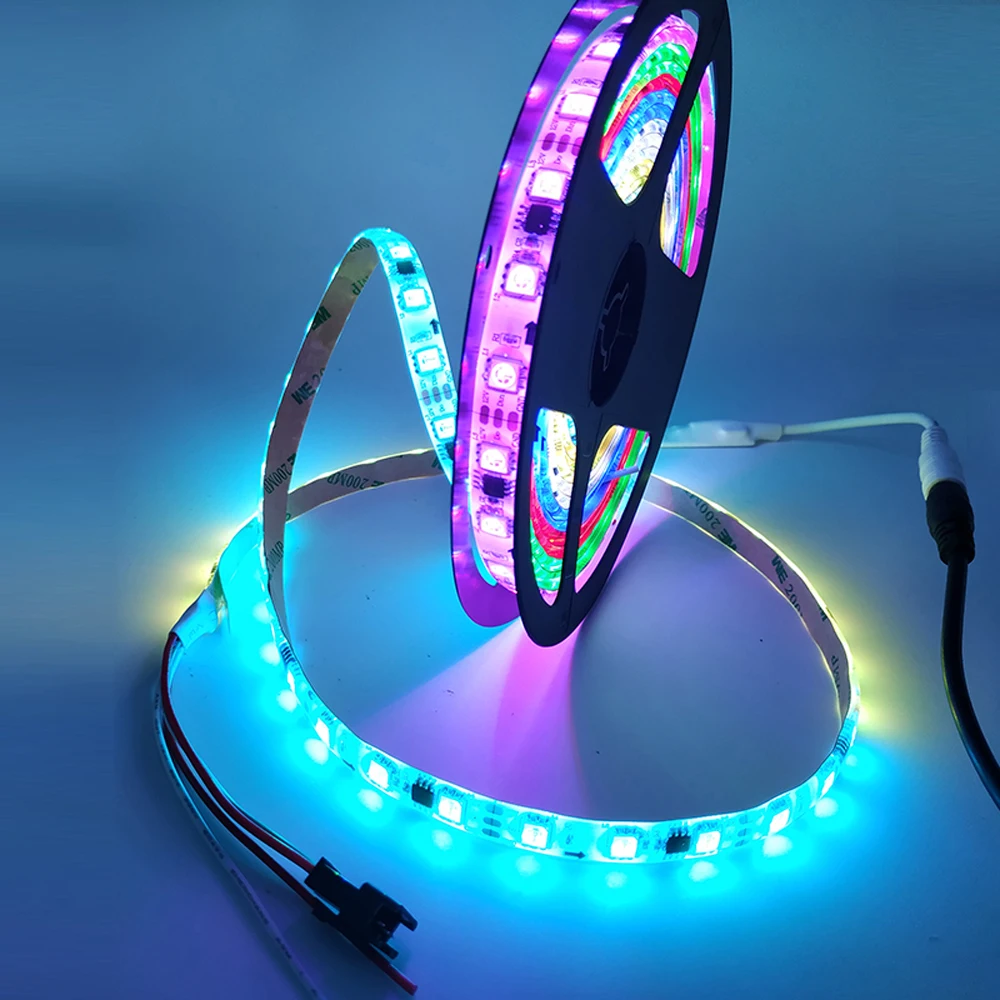 Пиксельная Светодиодная лента WS2811 RGB с индивидуальным управлением полноцветная