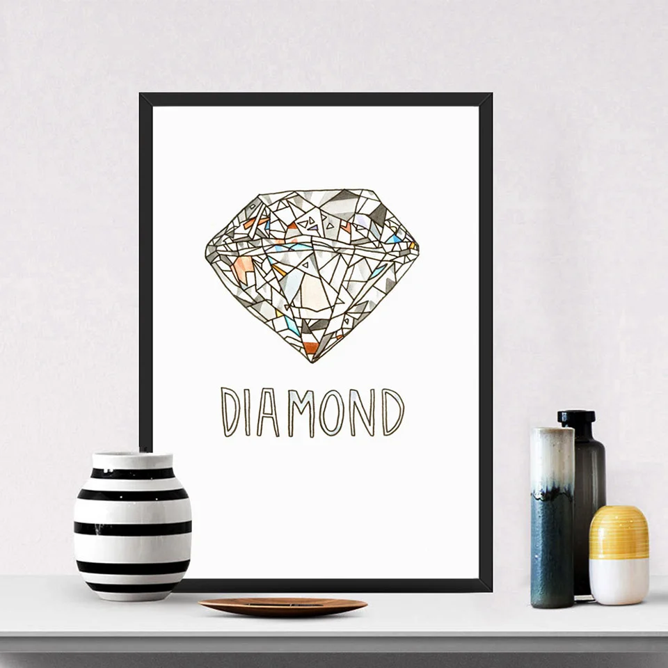 Картина на холсте настенная живопись алмазные скандинавские абстрактные