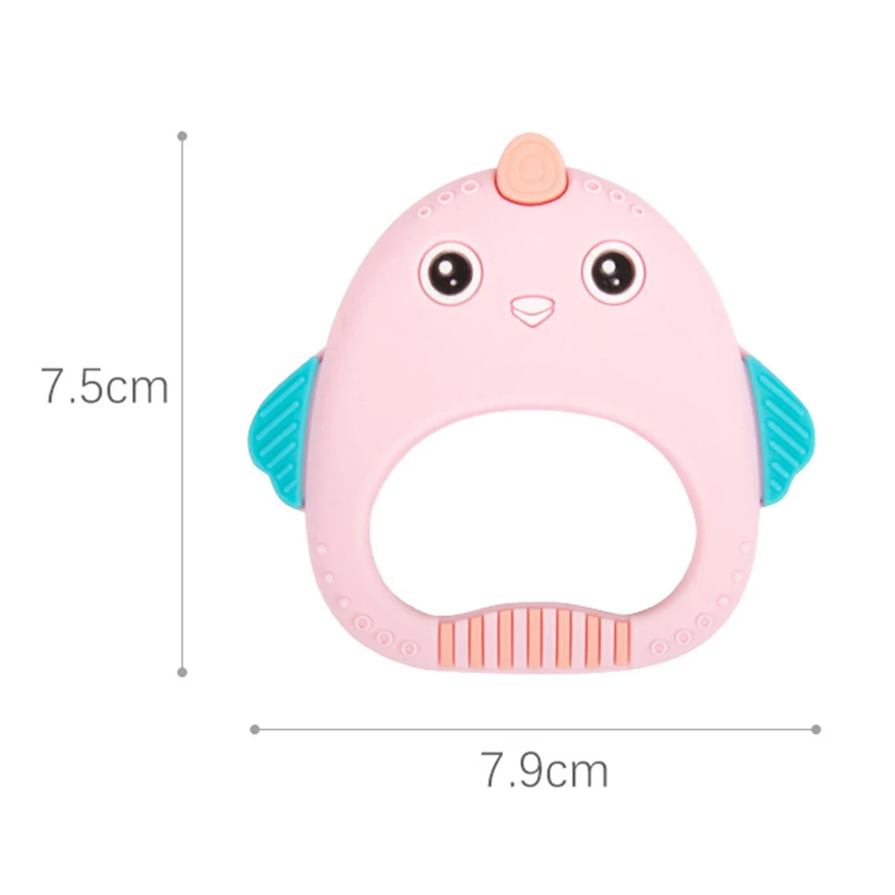 

Baby Cartoon Teething Toys Silicone Teether safe and non-toxic Baby Child Teething Toys Child 0-12 Months Kids Pacifier
