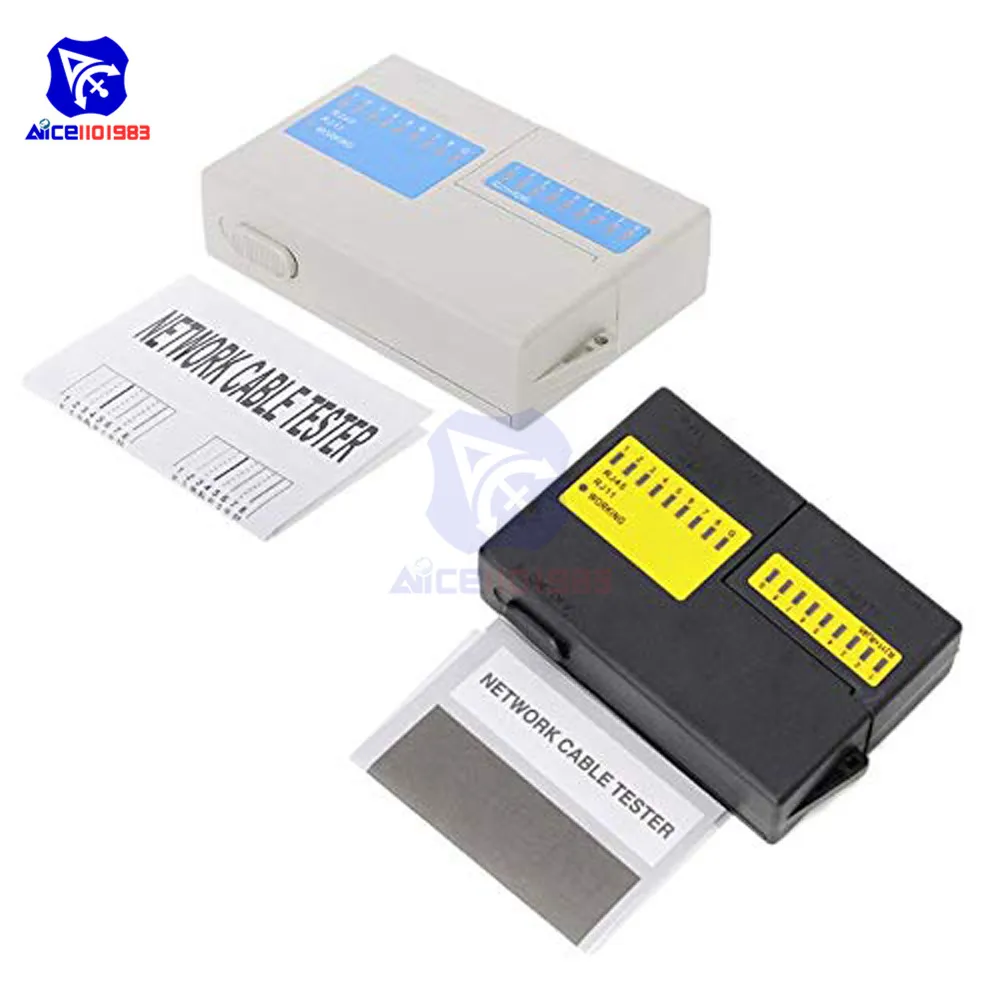 Diymore RJ11 RJ45 Мини компьютер LAN Сетевой кабель Профессиональный тестер сетевой