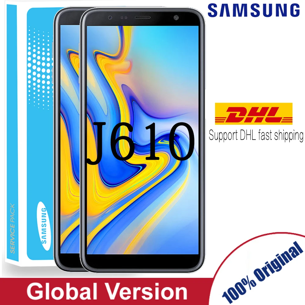 Оригинальный ЖК дисплей 6 0 дюйма для Samsung Galaxy J6 + J610 J610F J610FN сменный экран Plus