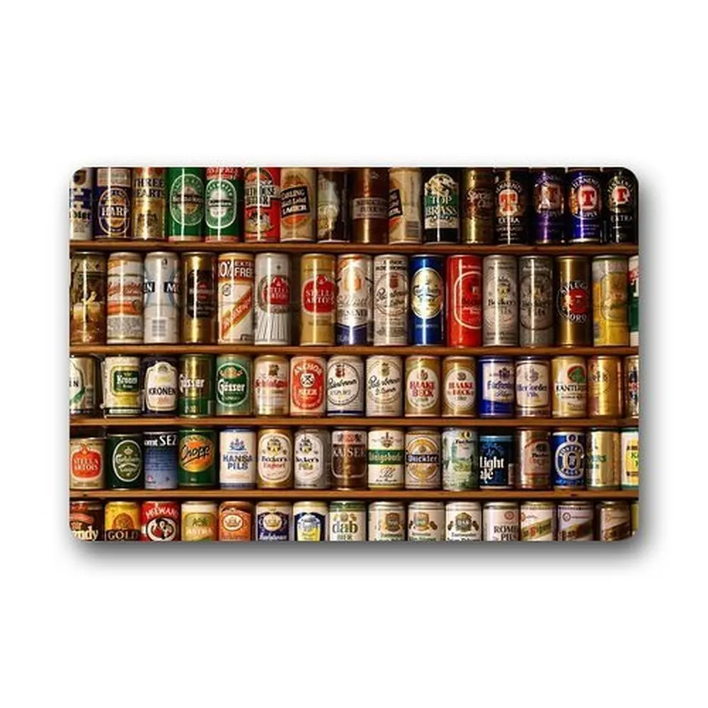 Домашние декоративные кухонные коврики с эффектом памяти бутылки пива моющиеся