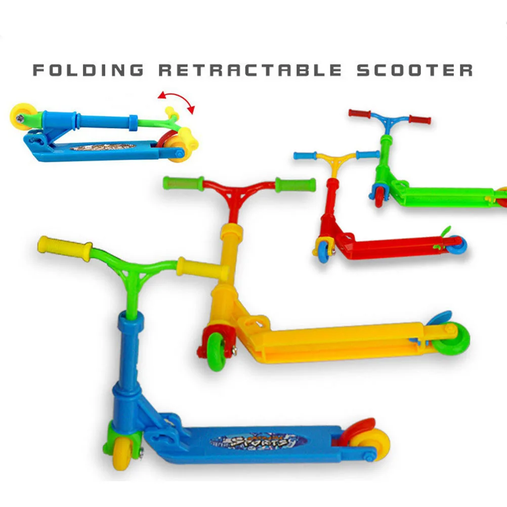 Мини-скейтборд для пальцев пластиковая накладка игрушки скутер пальца кататься