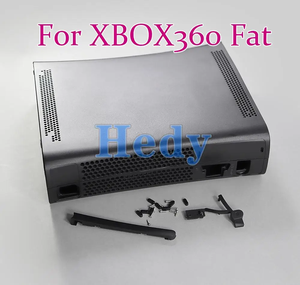 

1set Full Housing Case For XBOX360 Fat Console Black White Color For XBOX 360 Fat Console Housing House Shell Have Logo